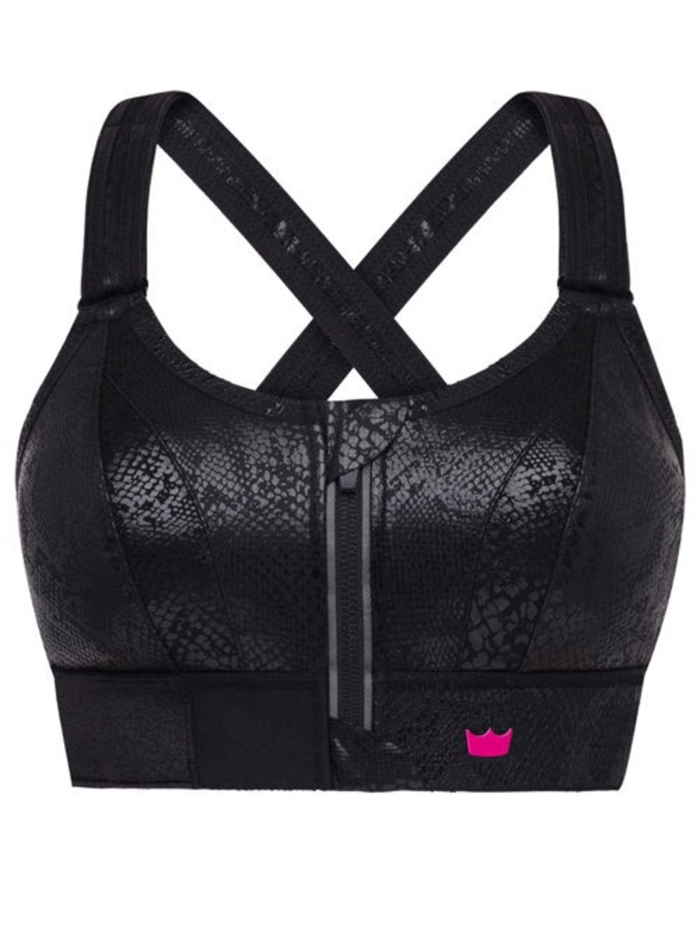 NEW Shefit Ultimate Sports Bra Phantom Snakeskin Limited Edition Size 4Luxe NWT